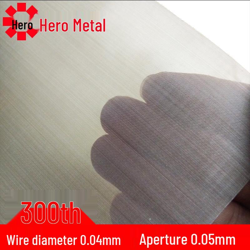 304 Edelstahlgewebe, 6-500 Maschen, Industrielles verdicktes Metalldrahtfilter.