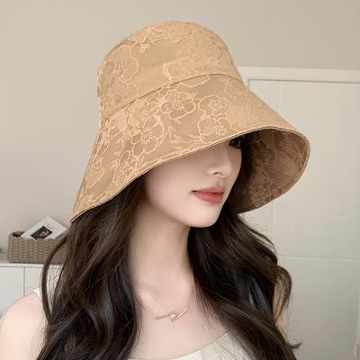 Summer Hats For Women Bucket Hat Fisherman Cap Sunshade Wide Brim Sun Protection Sunhat 2025 New Bob Foldable Korean Style