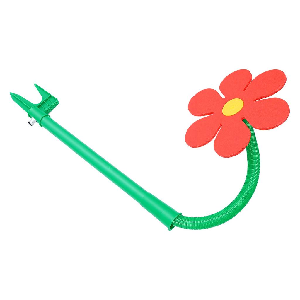 Sunflower Sprinkler Dancing Flower Water Sprinkler with Connector 360 Degrees Rotating Garden Watering Tool for Yard