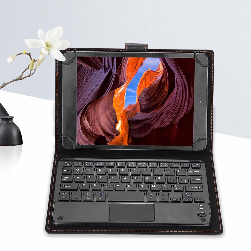 78in 75‑hour Working Bluetooth Touchpad Keyboard with Protective Case for AndroidiOSWindows