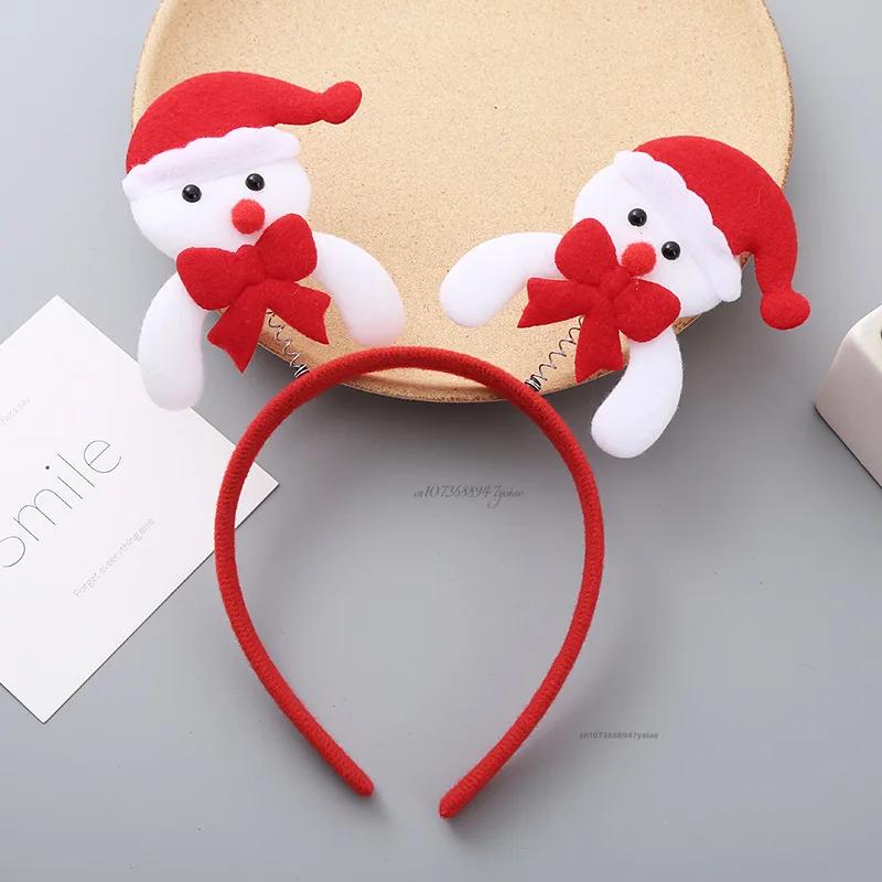 

Christmas Headband Decoration for Kids Adult Cute Santa Elk Xmax Hair Accessories Costume Prop Christmas Decoration 2025 Navidad