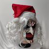 Christmas Scary Bloody Terrifier 3 Cosplay Mask With Hair Hat Art The Clown Latex Halloween Props Party Costume Masks