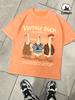 Vintage Duck Need Coffee Printing Snow Wash Men TShirt Summer Fashion Tops Casual Cotton Soft Washed Tee Unisex Clothing