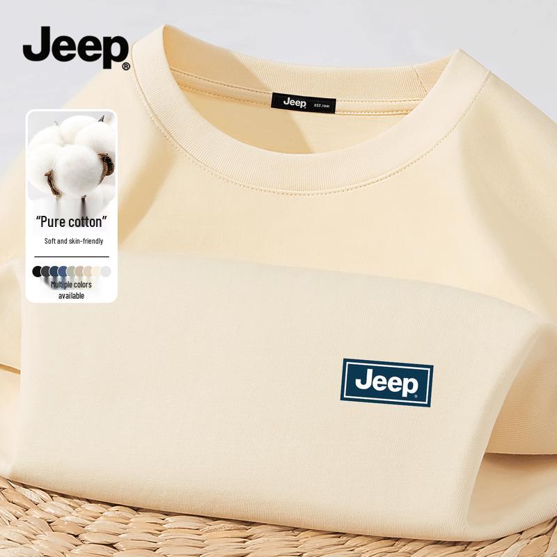 

Мужская футболка JEEP из чистого хлопка с длинным рукавом 5XL