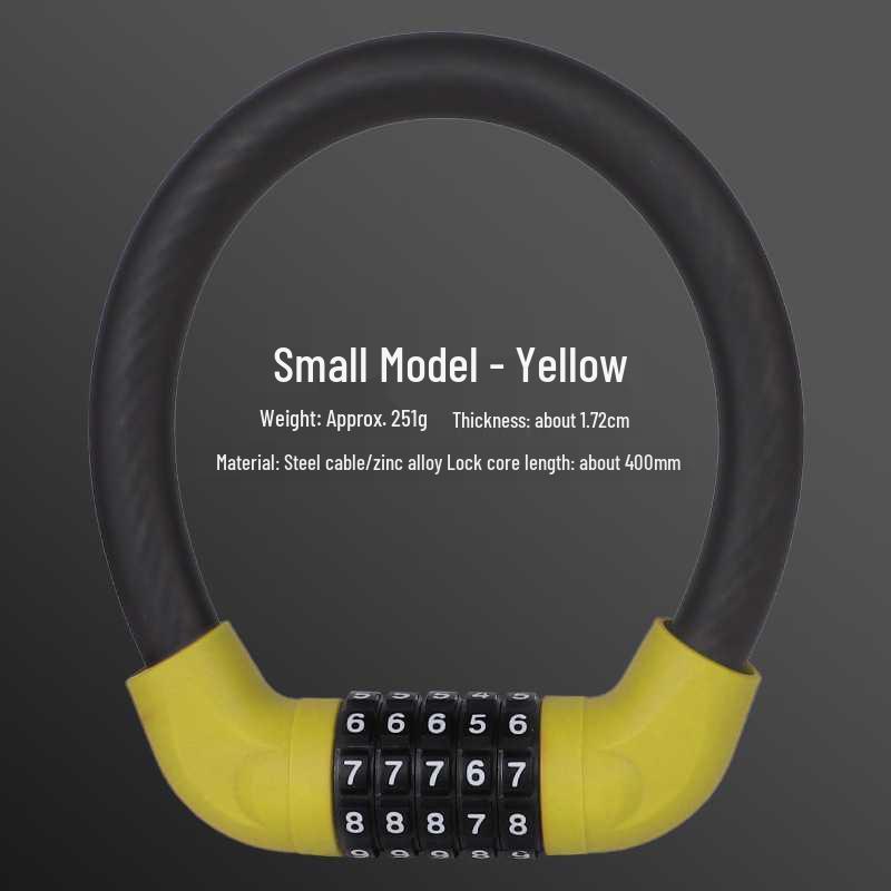 Anti-theft Combination Cable Bike Lock for Mountain & Motorcycles