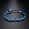 2024 3 Pcs/ Set Boho Wave Bracelet Multi-layer Hollow Cotton Rope Bracelets Set for Women Jewelry Gift