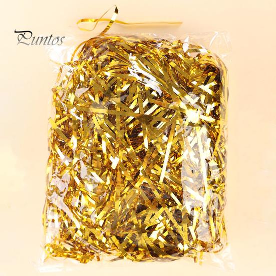 50 g toller, sicherer, lebendiger, geschredderter Papierfüller, metallisch schillernd, für Kinder