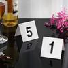 1 - 10 Table Numbering Table Number Easy To Clean Acrylic Table Tent Sign