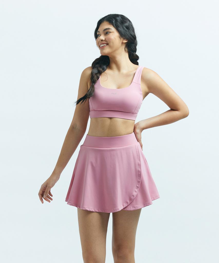 Leijibi Easy Move 2-In-1 Multi-Sports (Water Running Gym Wear) Two-In-One Women'S Knee-Length Leggings Skirt (2 Colors)