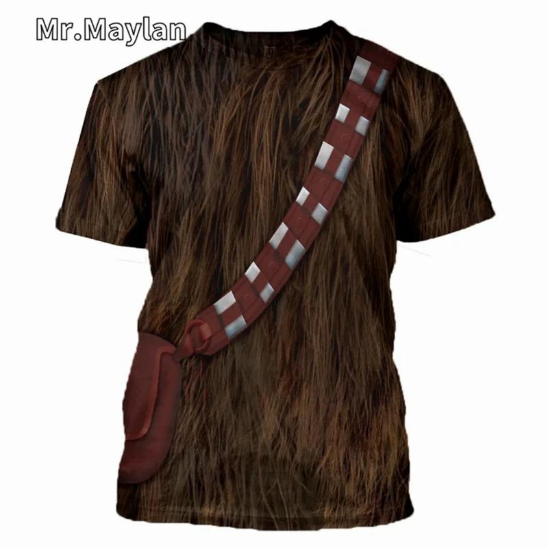 Maglietta Cosplay Costume di Darth Vader Stampa 3D Completa T-shirt da Uomo Nuova Moda Manica Corta Camicia Estiva Streetwear Unisex Magliette Top