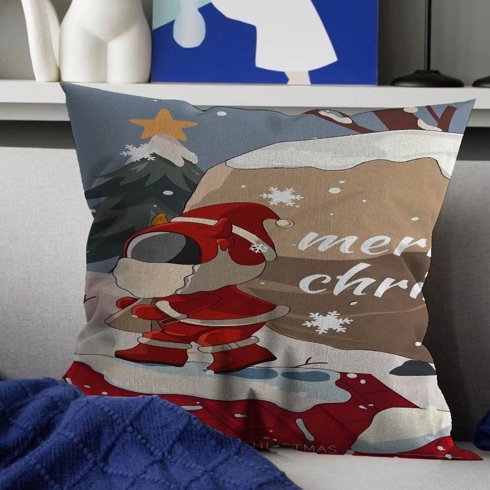 Merry Christmas Pillow Anime Pillow Sofa Bed Head Pillow Cover Cushion Cover 45x45 Cm Fashion