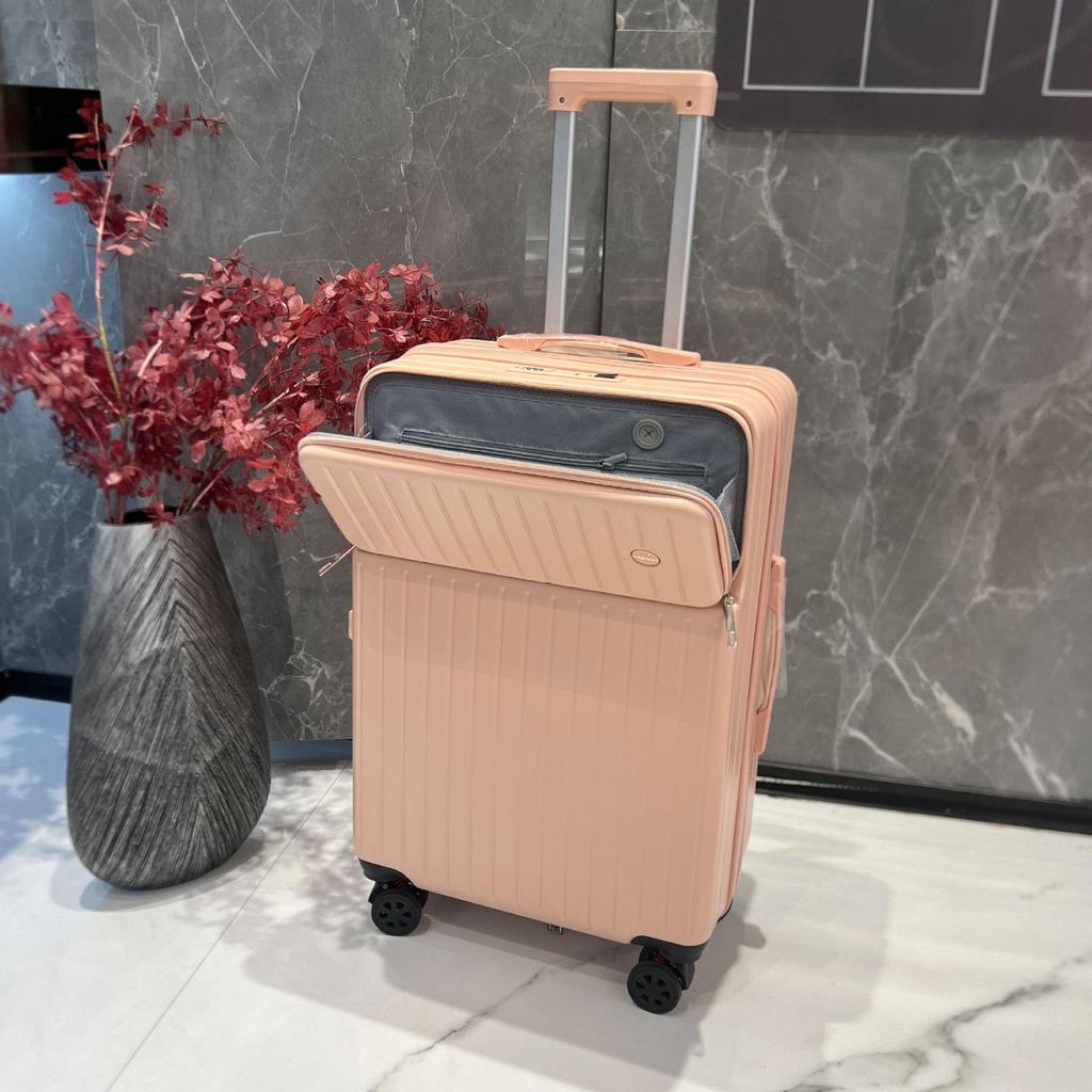 Stylish, Durable Large Capacity Trolley Case with Front Opening & TAS Lock