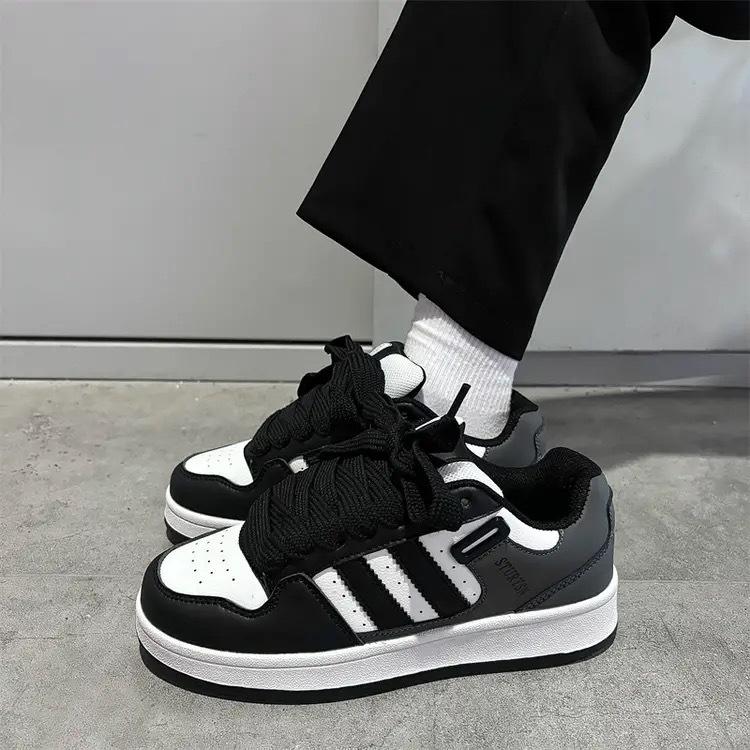 

Корейская версия удобной повседневной пары мужских и женских нишевых кед, новая уличная съемка ins, трендовая расцветка, спортивная обувь, осень 37