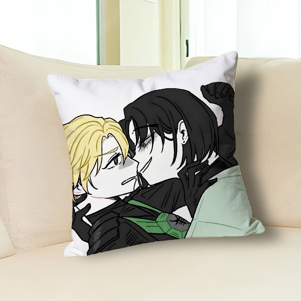 M-Morro and L-Lloyd Garmadon Polyester Printed Pillow Cover Square 30 40 45 50 60 65 cm Soft for Sofa Bed Car Home Decor