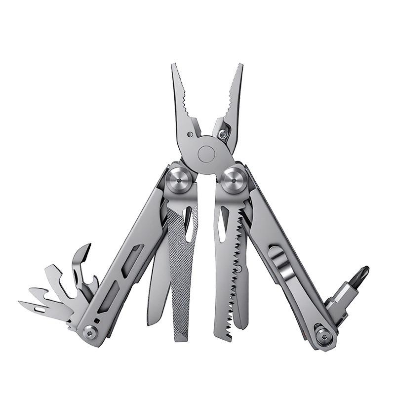 28-in-1 Stainless Steel Folding Pliers Camping Portable EDC Mini Pliers Screwdriver