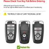 for Ford Key Fob Cover Leather Key Case Holder Keychain Compatible with Bronco F150 Explorer Mustang Escape Mach E F250 Truck King Ranch Expedition
