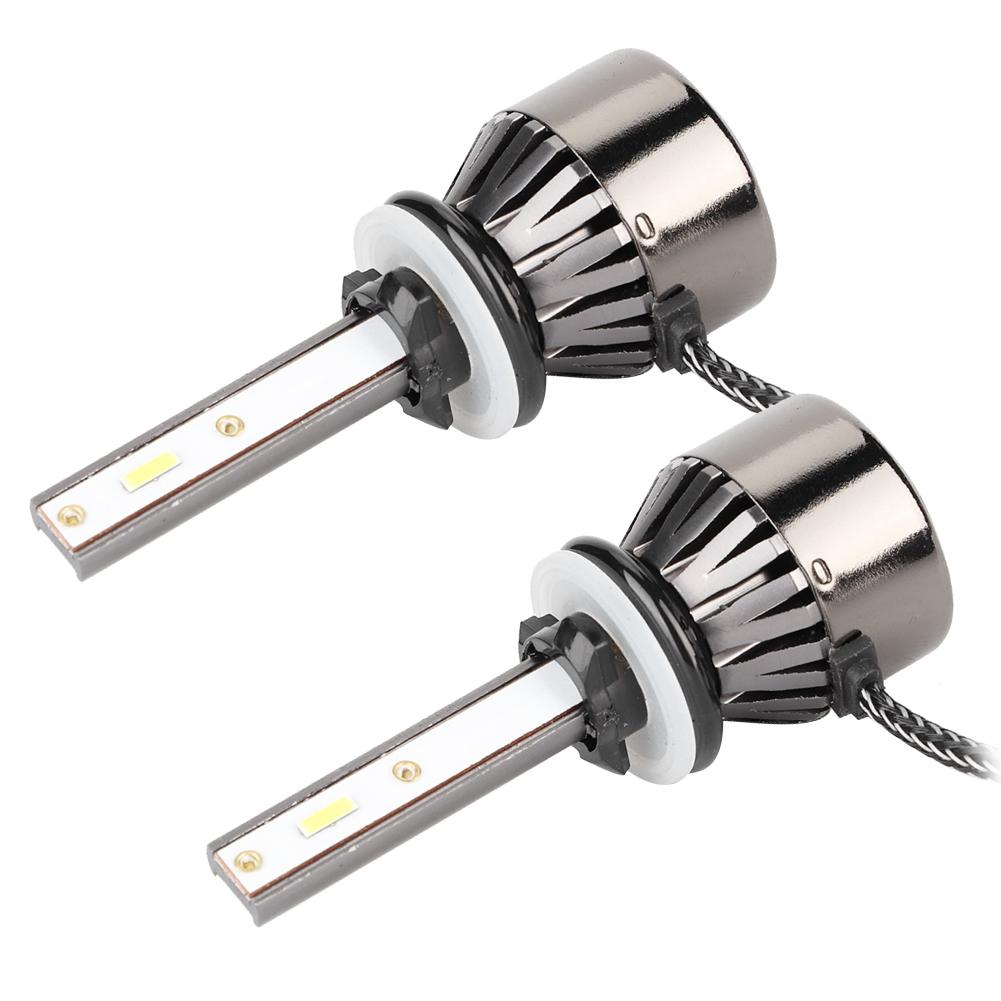 2pcs For H16 880 881 60W 6000K Bright White Mini LED Headlight Auto Lamp Bulbs L8