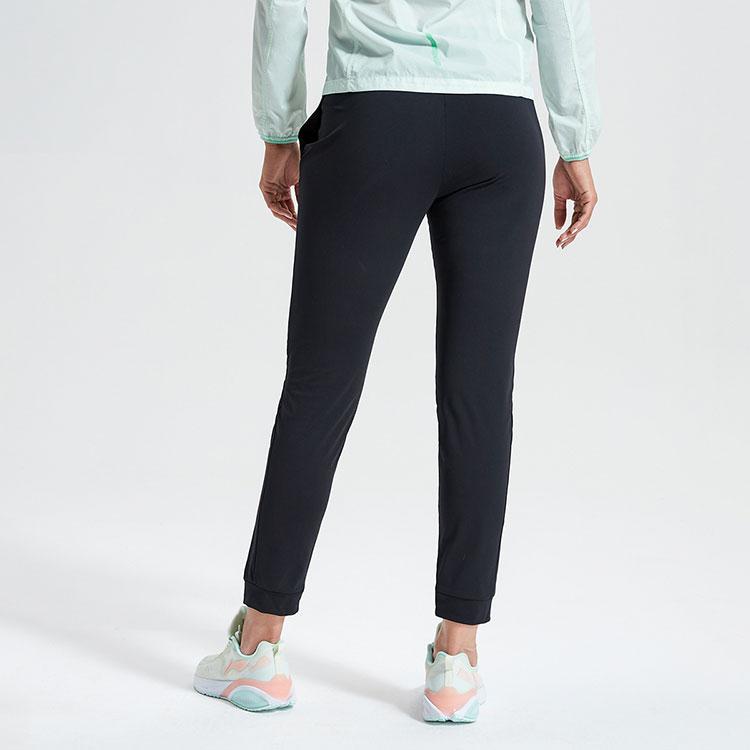 Li Ning Training Series Quick-Dry Breathable Tapered Sports Pants Women Pants Black AKLR218-1