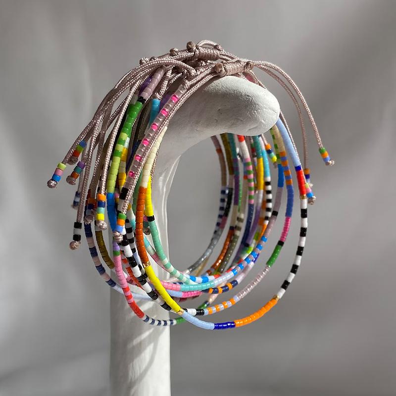 Bracelet For Women Colorful Y2K Accessories Jewelry Gift Handmade Beaded Pulseras Mujer