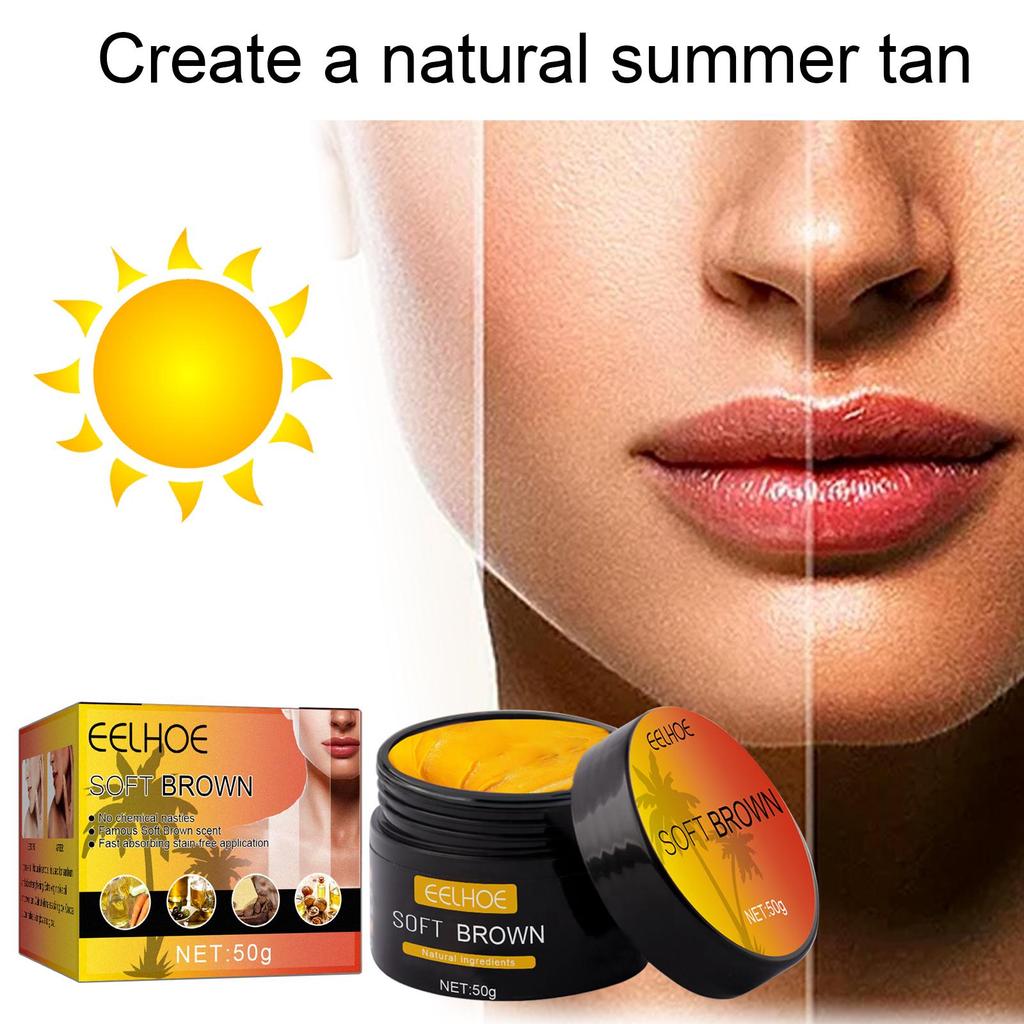 EELHOE Aloe Vera Gel for Quick Darkening 50g Indoor tanning lotion No chemical nasties Vacation essentials Solarium cream Winter getaway