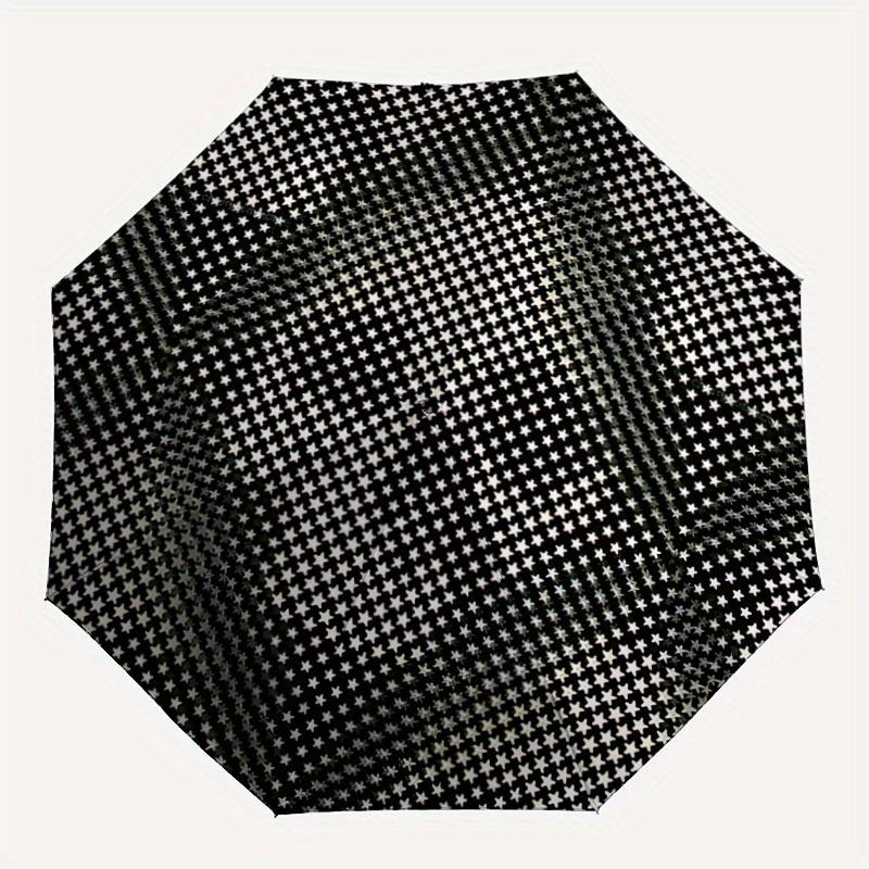 

1pc Star PatternAutomatic Folding Umbrella, Portable & Foldable Design with 8 Ribs, Casual Outdoor Accessory yy250804151