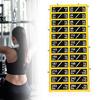 Gewichtserkennungsaufkleber von 11 lbs bis 264 lbs für Fitnessbegeisterte