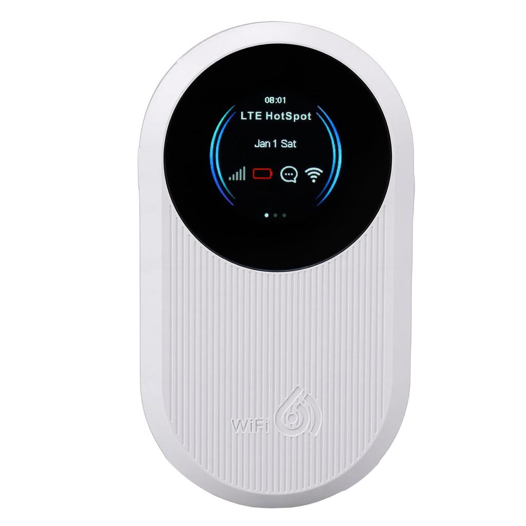 4G LTE Mobile Hotspot Router 3000mAh 300Mbps Portable WiFi6 Hotspot with SIM Card Slot for B1 B3 B5 B7 B8 B20 B38 B40