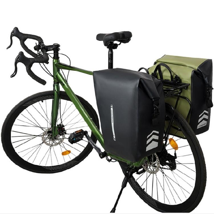 Racefiets Achterdrager Tas Dubbelzijdige Fiets Zadeltassen Tas Grote Capaciteit Fietstassen voor Boodschappen Fietsers Lange Reizen