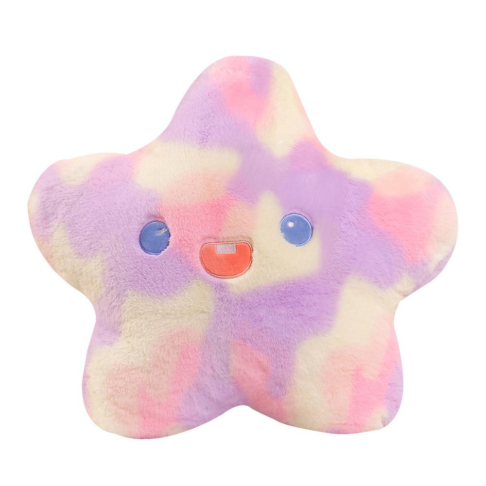 Girl Heart Star Moon Throw Pillow Plush Toy Flower Doll Home Pillow Cushion Girl Soothing Doll