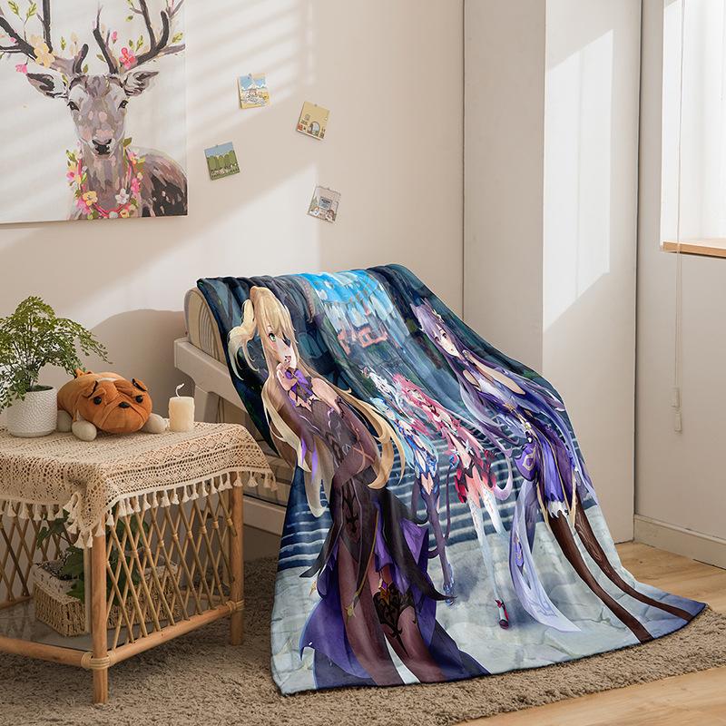 Cartoon Original God Series Double-Sided Flannel 3D Digital Printing Blanket Blanket