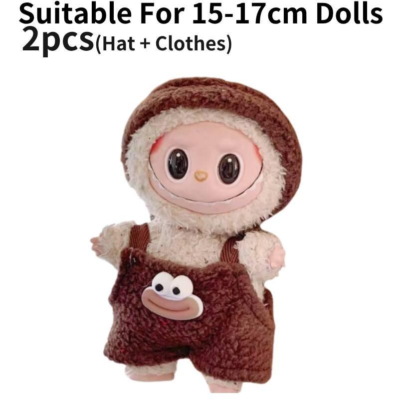 Plush Christmas Clothes Suspender Trousers Clothing Ornament No Dolls