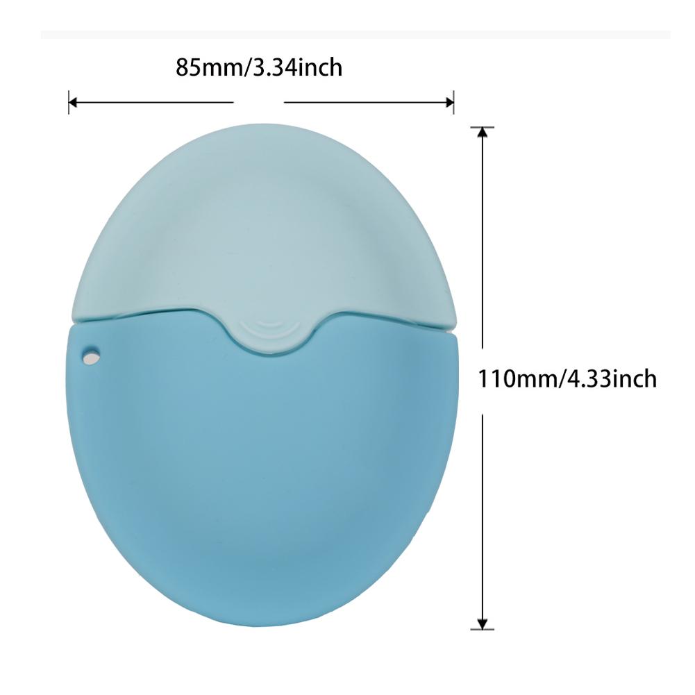 

1 шт. Роликовый аппликатор-спонж Силиконовый аппликатор для солнцезащитного лосьона Многоразовый роликовый аппликатор для солнцезащитного крема Портативный для путешествий на открытом воздухе синий