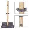 Arbre à chat - Springos® - 75 cm - Gris - Poteau à griffer en sisal - Balle suspendue