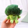 Cute Vegetable Broccoli Plush Stuffed Doll Cauliflower Soft Plush Toy Couple Keychain Bag Pendant Kid Gift