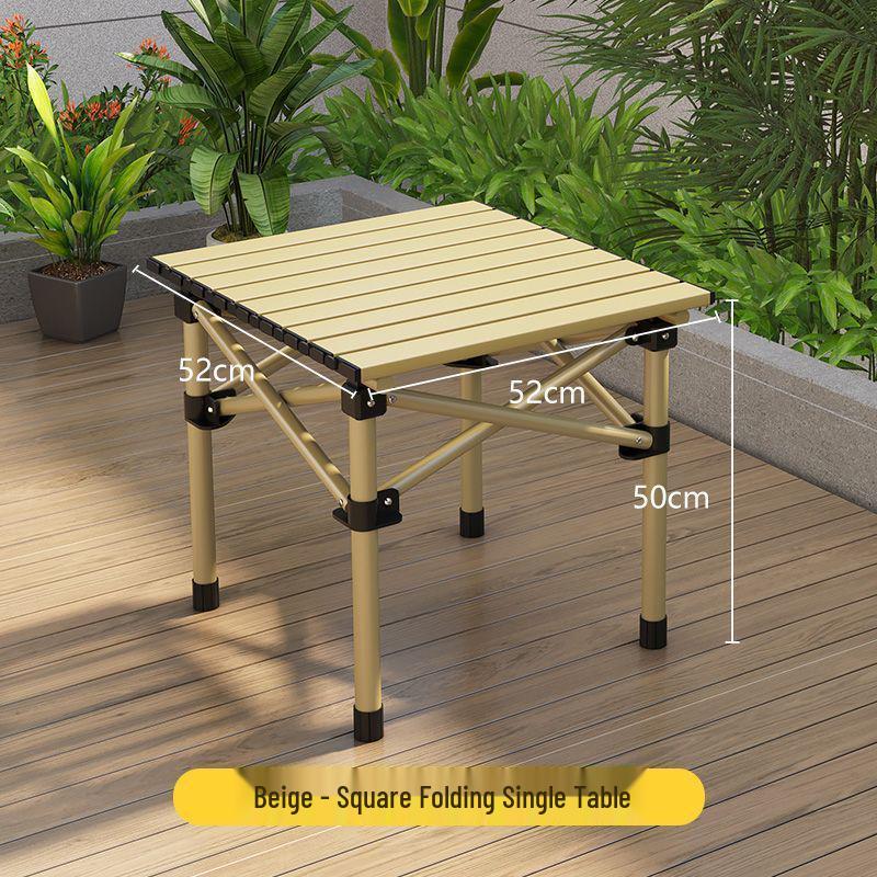 Portable Outdoor Folding Table Set for Camping, Barbecue, and Picnics