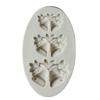 Stampo in Silicone Campana di Natale a 3 Fori Stampo per Fondente Strumenti per Decorare Torte Stampi per Cioccolato Pasta di Gomma Sugarcraft Strumenti da Forno per Cucina