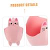 cat Shaped Trash can Kitchen Garbage bin Cartoon Waste Basket Dorm Trash can Tiny Trash can Little Trash can Mini Desktop Wastebasket Pen Container