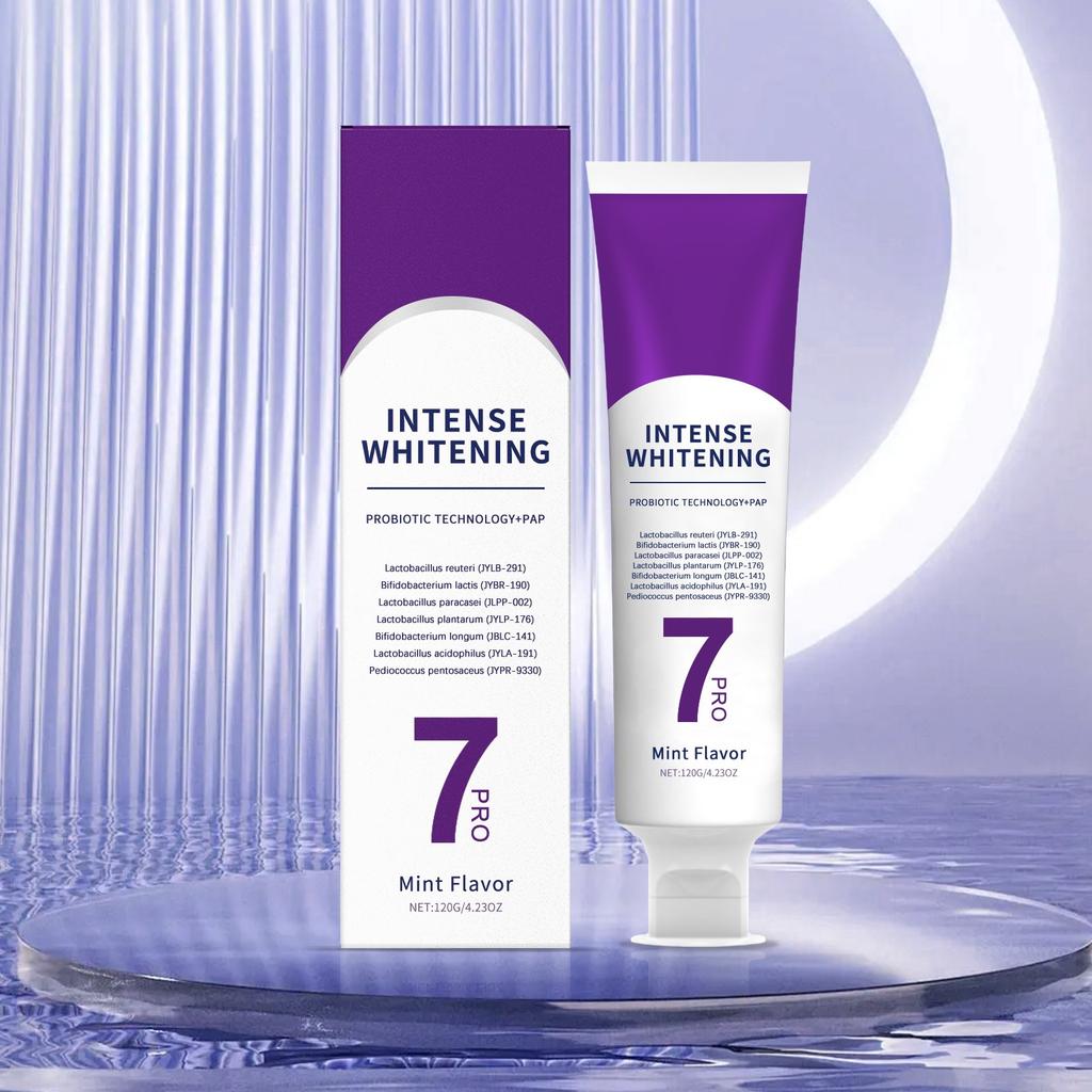 7-Pro Whitening Toothpaste Whitening Toothpaste , Fresh , Breath , Toothpaste , Toothpaste , Stain Removal , Complete Tooth Care 120g