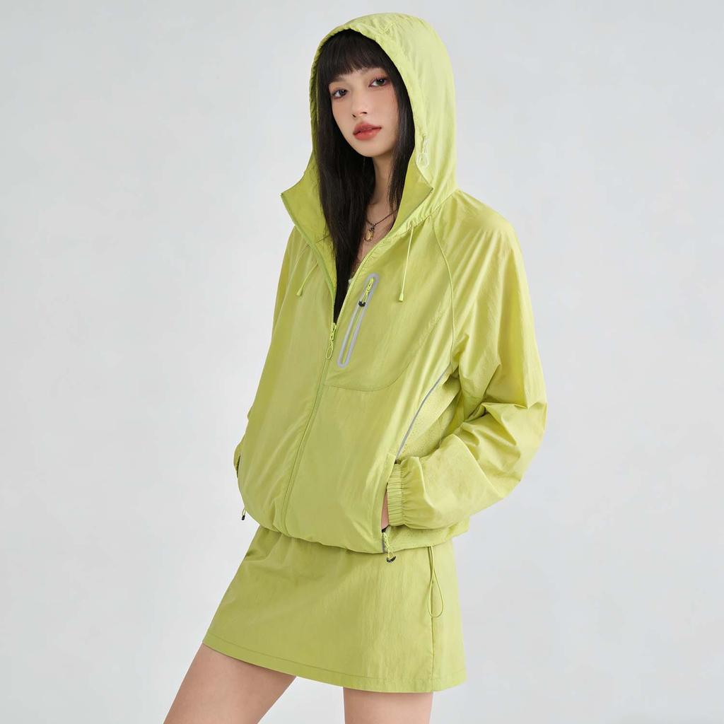 1011UPF10 + UV protection sunscreen clothing jacket Mountaineering outdoor skin sunscreen clothing Women's new sunscreen clothing