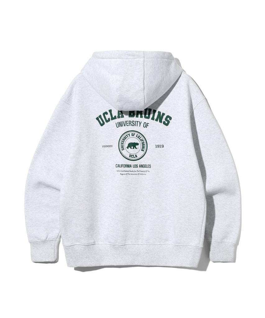 UCLA Unisex Ucla Fleece-Lined Full-Zip Hoodie [L-M-Grey](Uc1Ltk4)