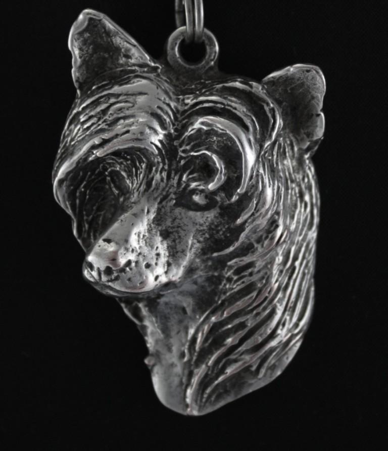Chinese Crested Dog, Puff - Dog necklace, unique jewellery for the dog fan, unique adder pendant by Art-Dog brand