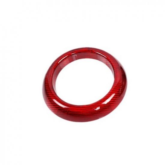 Red Hard Carbon Fiber Gear Shift Bottom Cover  For Mini F55 F56 F57 F60 17-22