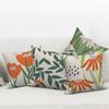 4Pcs Home Decor Cushion Covers, Black Cat & Floral Scenery Pillow Cases For Living Room Sofa Bedroom Car Decoration