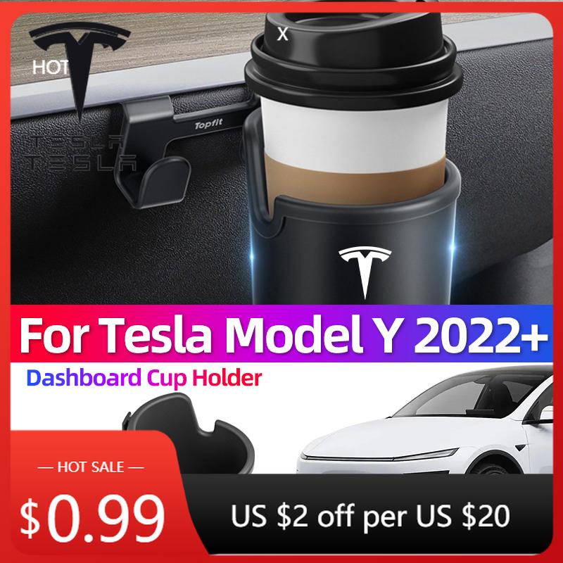 Car Sticker For Tesla Model Y Dashboard Cup Holder Passenger Glove Box Hook Storage Accessories Tools Car Modification