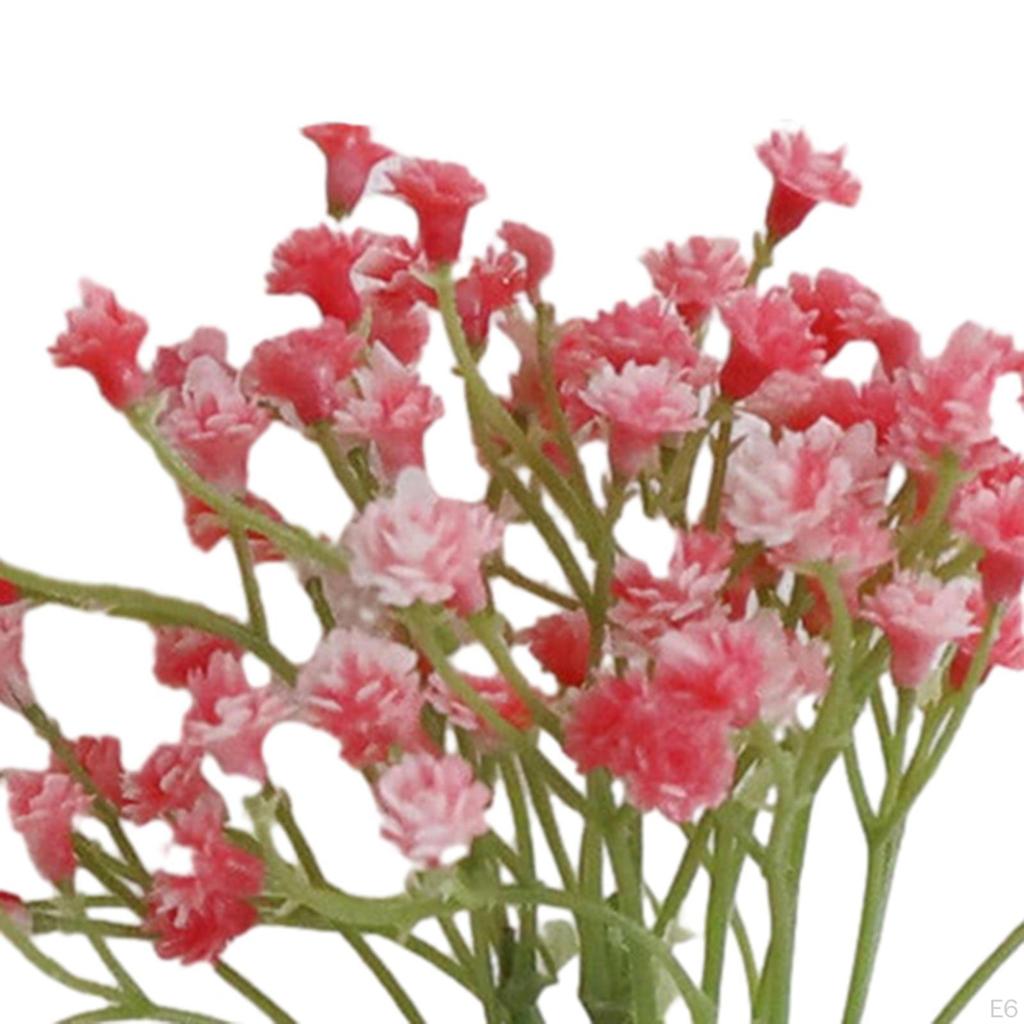 Künstlicher Blumenstrauß, 3 Stück, Künstliche Blumen Langstiel Tischdekoration für Party, Zuhause