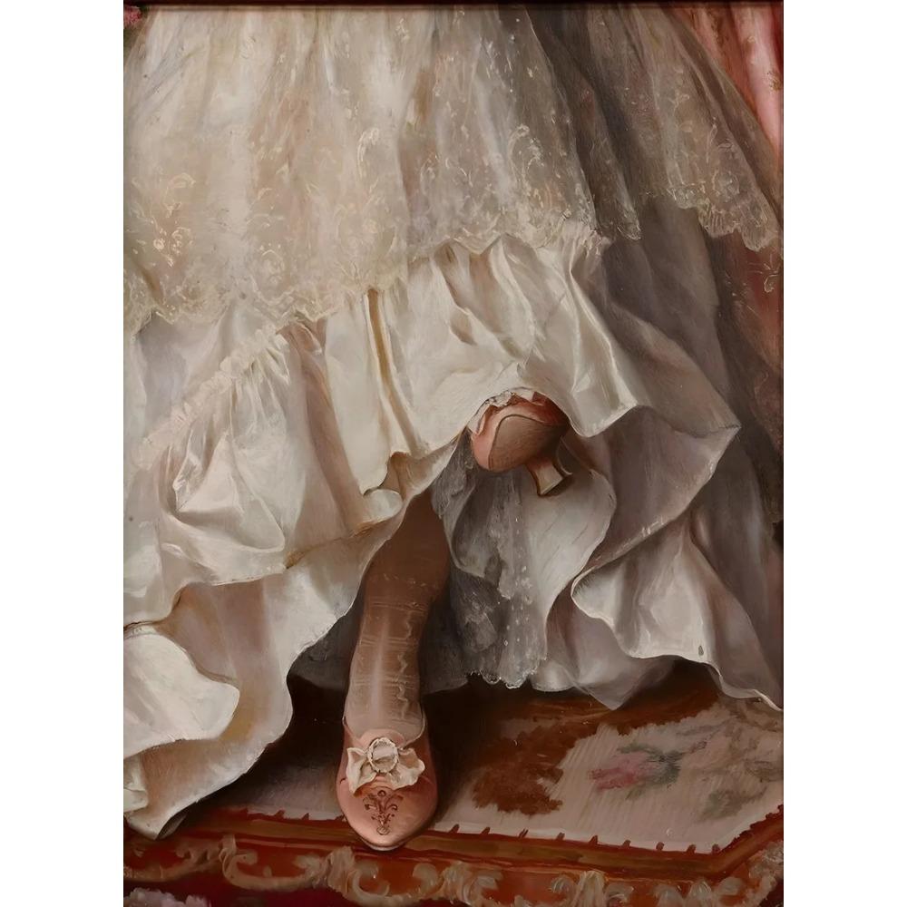 Eclectic Alter Portrait Renaissance Baroque Feminine Woman Poster Print Wall Art Pictures Canvas Painting Room Home Decor Gift