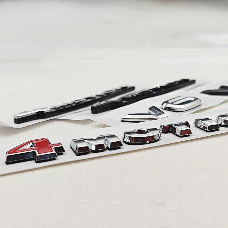 3D ABS Car Letters Logo 4Motion V6 Rear Trunk Badge Emblem Sticker Decals For VW Tayron Golf MK4 5 Tiguan 4MOTION V6 Accessories Zs8