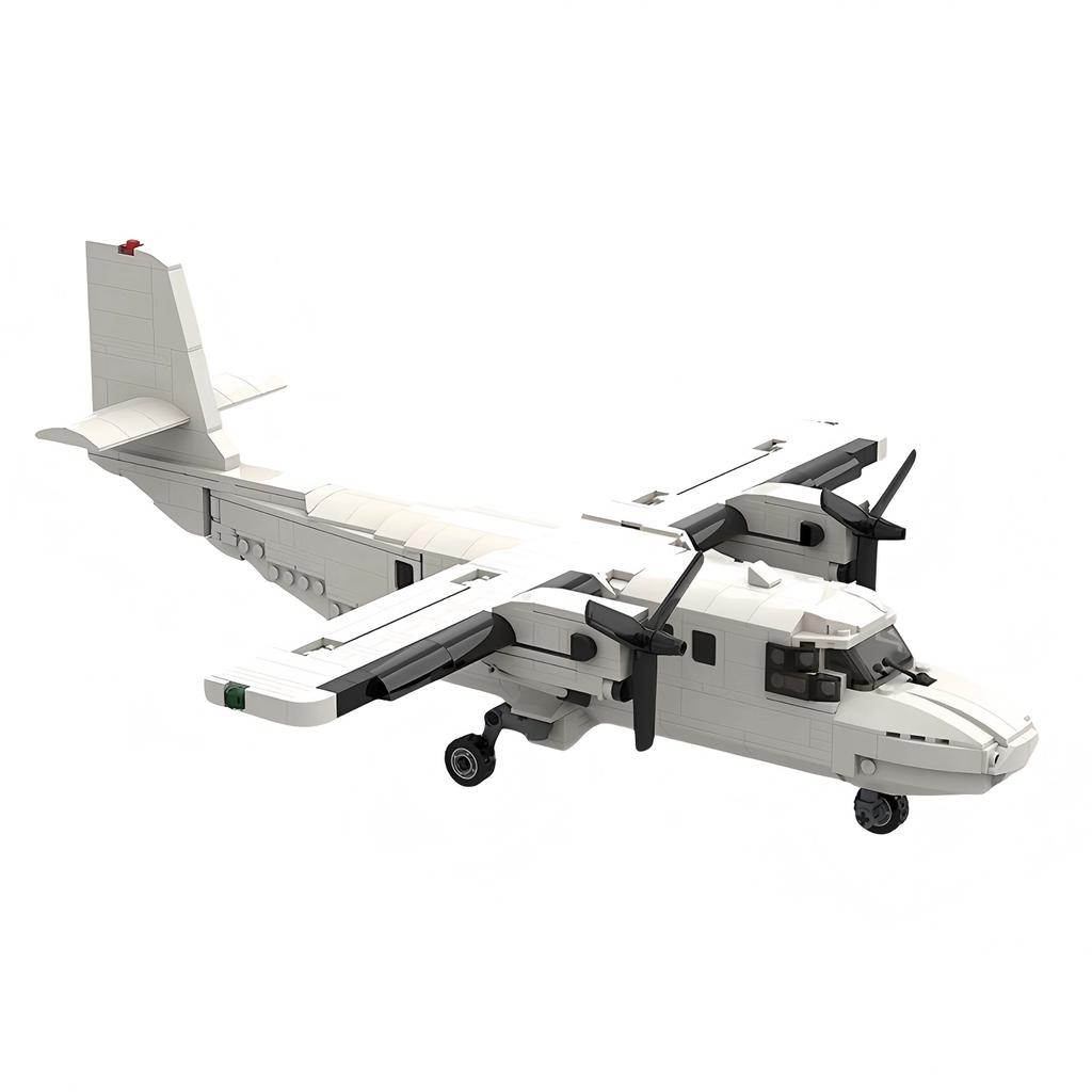 Urban Aircraft Series Kanada MOC-118805 DHC-6 Twin Otter Flugzeugmodell Flugzeug Display Baustein Modell Set Brückenstein Spielzeug
