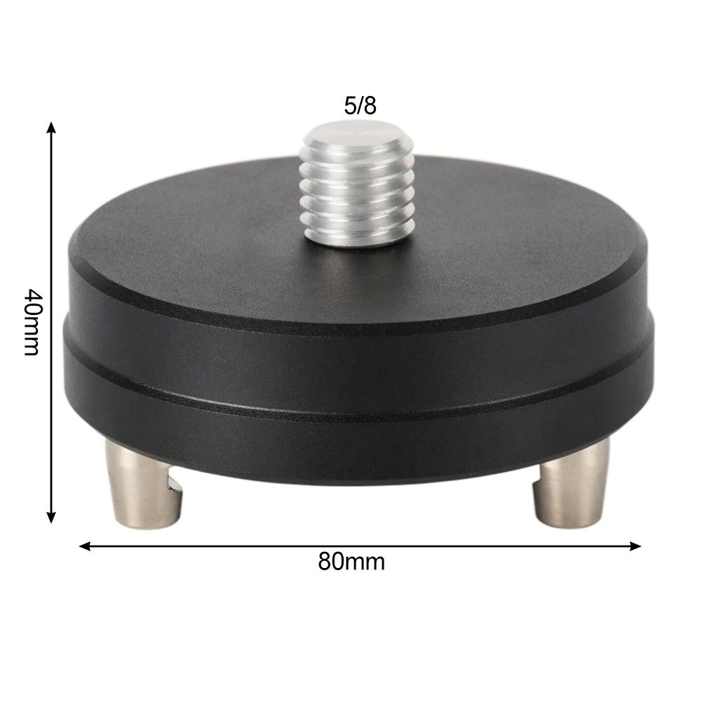 Ingenieurmessung Drehende Schraube Sockelbasis Drehende Basis Für GPS-Adapter Durchmesser 80mm Gelbe Oberfläche