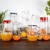 Glass Beverage Jug with Lid 1.1L